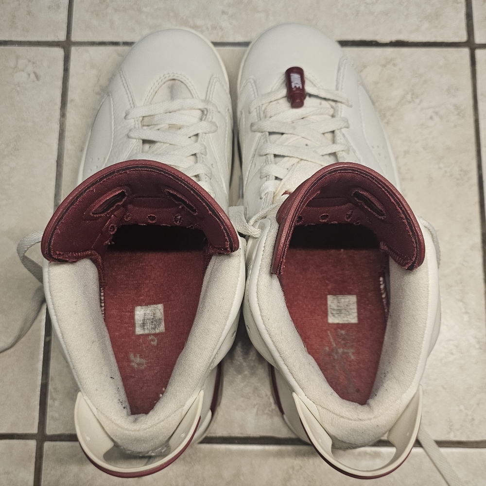 Air Jordan 6 Retro Maroon Nike 8 - Picture 7 of 10
